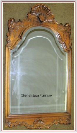 Code: MS 108-M Name: Mirror (rectangulair) Size: W0,66 x D0,05 x H1,23 in meter Wood: Solid Mahogany.